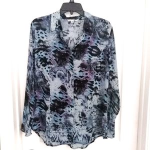 Cabi blouse (snake print)